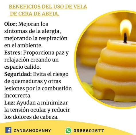 Velas elaboradas con cera de abeja Zángano Danny Productora Apícola