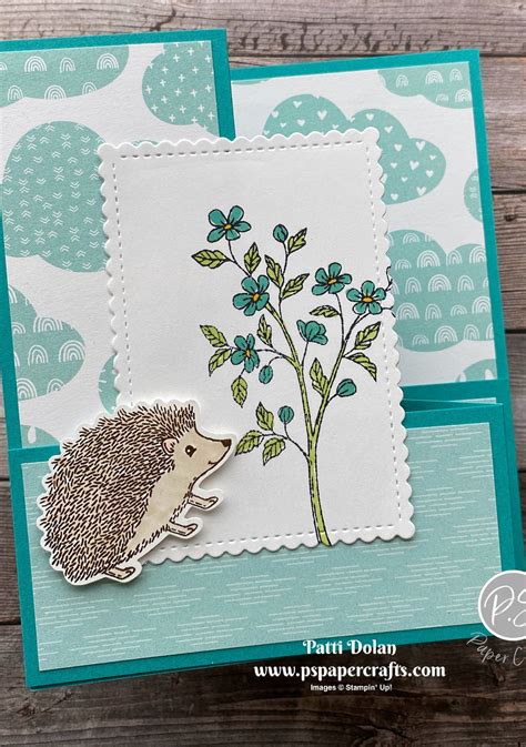 Happy Hedgehogs Fun Fold Card Artofit