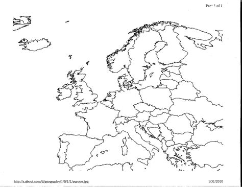 Europe Map Study Guide Countries Diagram Quizlet
