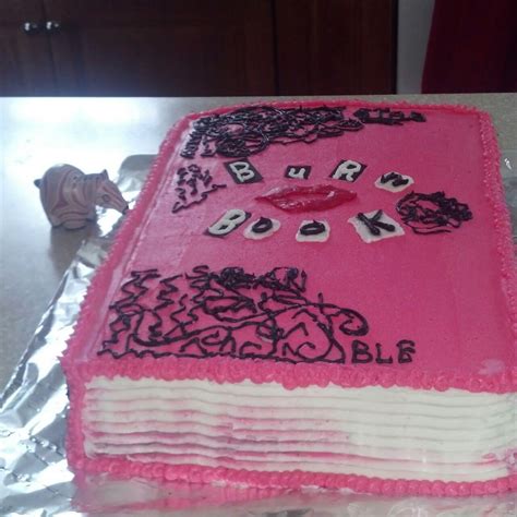 Want Pink Mean Girls Burn Book Cake Meangirls Burnbook Pink Girly