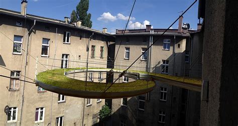 Hanging Walkway Connects Two Offices In Design By Polish Architects