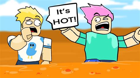 Lava Survival Gamer Chad And Microguardian Play Roblox Youtube