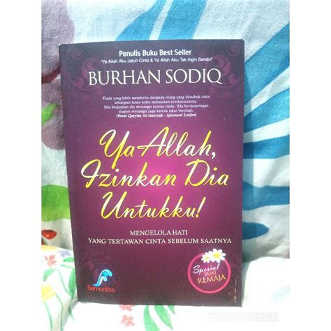 Jual Buku Islam Ya Allah Izinkan Dia Untukku Shopee Indonesia