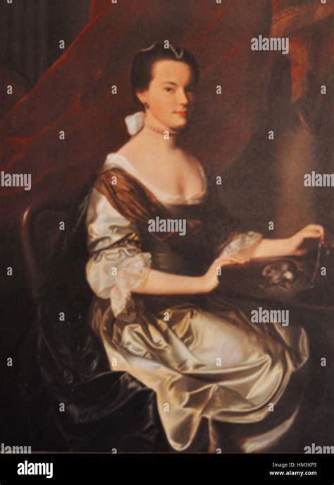 Lady Frances Wentworth By John Singleton Copley 1765 Stock Photo Alamy