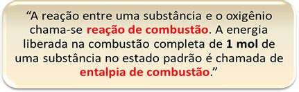 Entalpia De Combust O Estudo Da Entalpia De Combust O