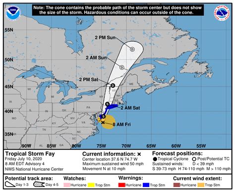 Flood Warnings Issued As Tropical Storm Fay To Hit Bronx And Rest Of Nyc