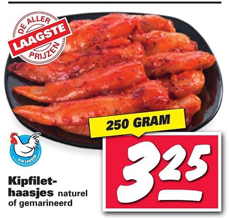 Kipfilet Haasjes Naturel Of Gemarineerd Aanbieding Bij Nettorama