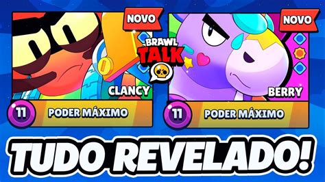 Revelei Tudo Sobre Os Novos Brawlers Berry E Clancy Eles S O