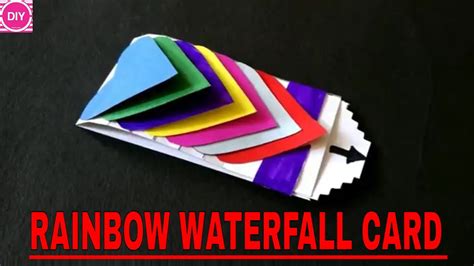 Rainbow Heart Waterfall Card YouTube