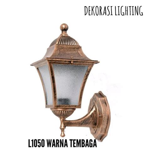 Jual L Lampu Dinding Waterproof Fiting E Taman Hias Pagar Pilar