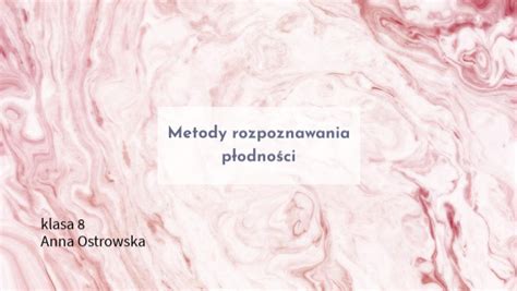 Metody Rozpoznawania P Odno Ci Kl