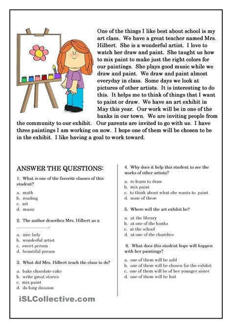 Short Story Elements Worksheets