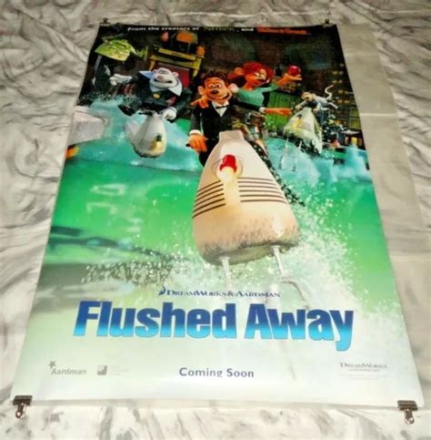 Flushed Away Original Us One Sheet Movie Cinema Posters X 2 2006 £2499
