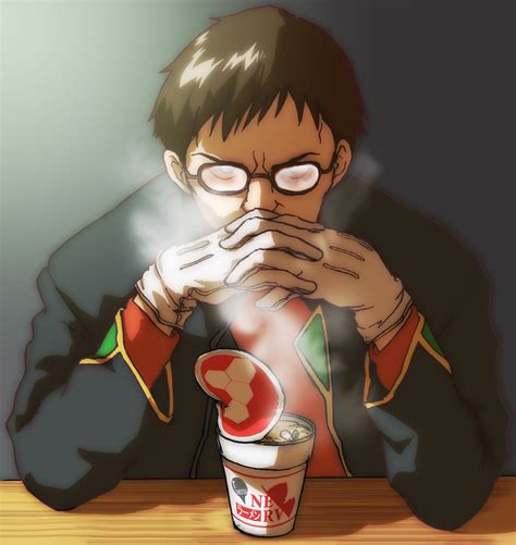 Ikari Gendou Neon Genesis Evangelion Drawn By A Ka Danbooru