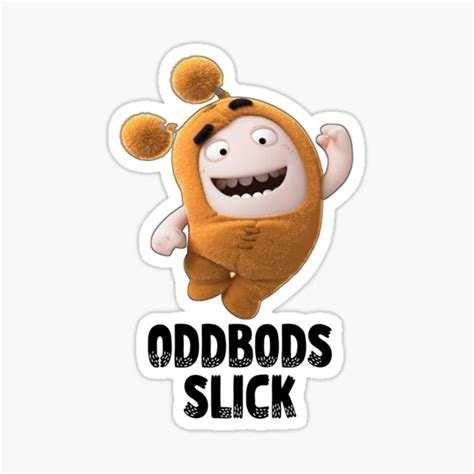 "Oddbods Slick" Sticker for Sale by Funnyart17 | Redbubble