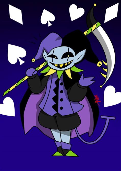 Deltarune Jevil Art Made By Me Undertale Aus Amino