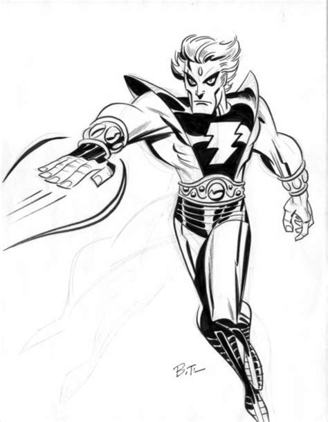 Adam Warlock By Bruce Timm Bruce Timm Comic Illustration Superhero Art