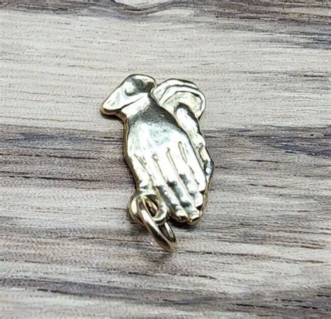 James Avery Retired 14k Praying Hands Charm Gem