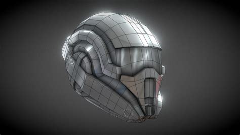 Free Mass N7 Helmet 3d Model Turbosquid 1300965