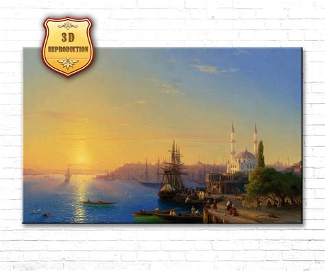 Ivan Aivazovsky View Of Constantinople Giclee Print Reproduction