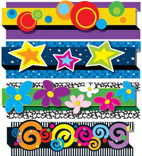 Bulletin Boards Classroom Decor School Decorations Bulletin Board Borders