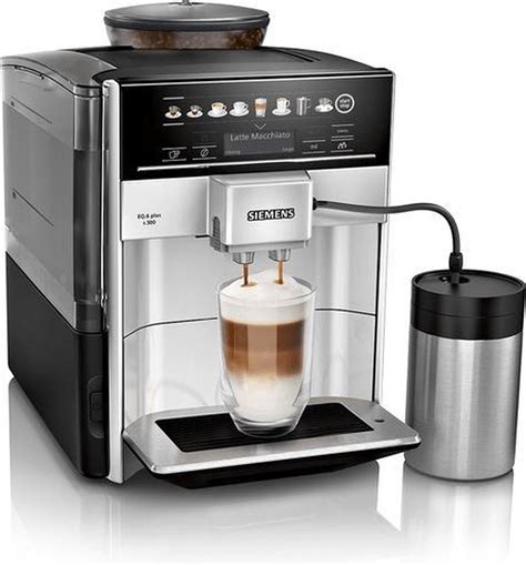 Bol Siemens EQ6 Plus TE653M11RW Volautomatische Espressomachine