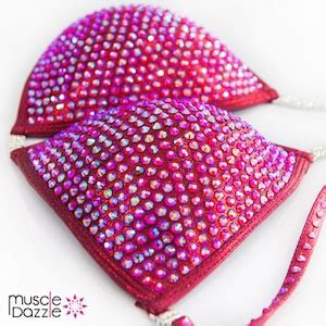 Ruby Red Competition Bikini CB281 Etsy