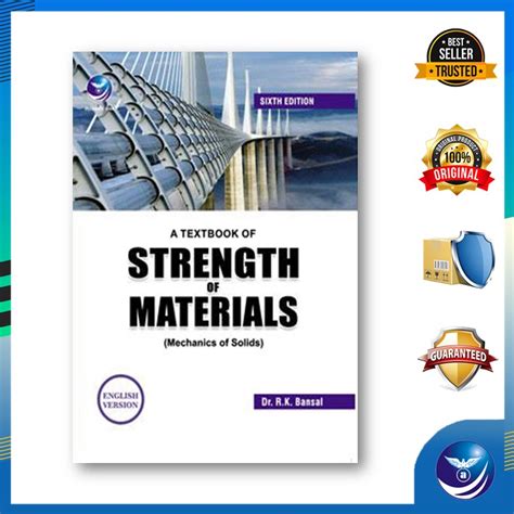 Jual A Textbook Of Strength Of Materials Mechanics Of Solids Shopee