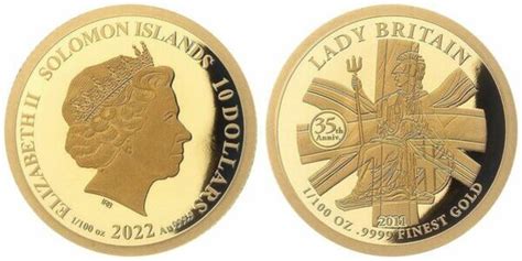 10 Dollars Elizabeth II Lady Britain 2011 Islas Salomón Numista