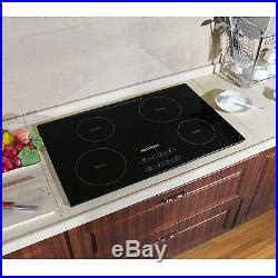 METAWELL 31.5 Electric Induction Hob 4 Burner Stove A-grade Glass Plate ...