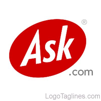 Ask.com Logo and Tagline