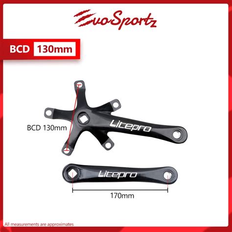 Litepro Square Taper Crankset Evosportz Singapore