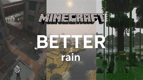 Minecraft Bedrock RTX Now Has BETTER Rain Teaser Trailer 3 YouTube