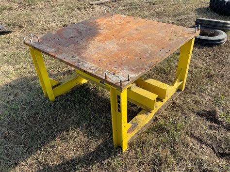 Shop Built Welding Table Bigiron Auctions