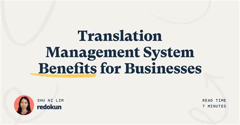 Translation Management System Benefits For Businesses Redokun Blog