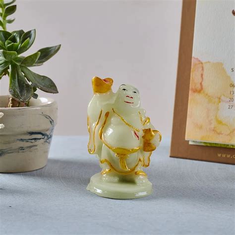 Polished Polyresin Laughing Buddha Statue For Home At Rs 200 In Gurugram