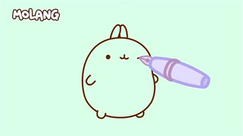 How To Draw Molang And Piu Piu Como Desenhar Molang E Piu Piu Como Dibujar Molang Y Piu Piu