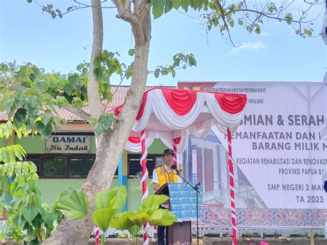 Bupati Manokwari Resmikan Gedung Rehabilitasi Dan Renovasi Prasarana