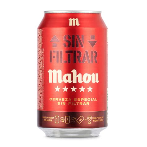 Cerveza Sin Filtrar Mahou 5 Estrellas Lata 33 Cl Supermercados DIA