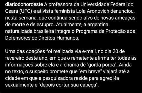 Lola Aronovich on Twitter RT MariaCacau O que me chama a atenção