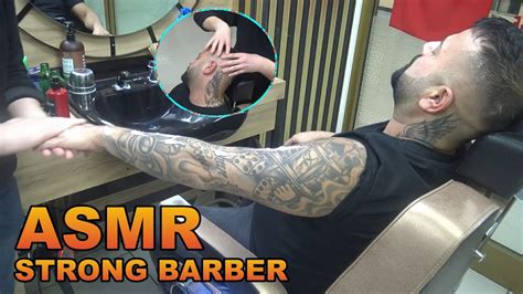 Turkish Strong Barber By Erdal Barber Crack Asmr Head Back Arm