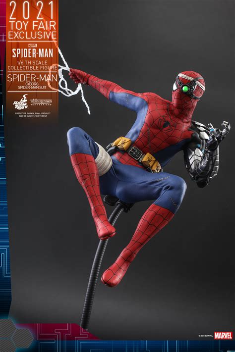 Marvel S Spider Man Cyborg Spider Man Suit Figure By Hot Toys The Toyark News