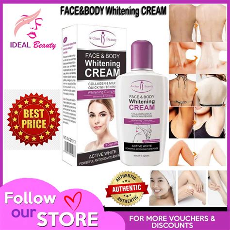 Authentic Aichun Beauty Face Body Whitening Cream Ac Shopee