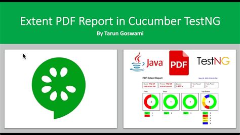 Cucumber Extent PDF Report TestNG YouTube