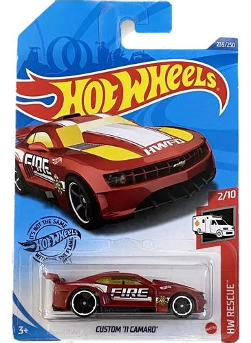 Hot Wheels Custom Camaro Rojo Hw Rescue Mercadolibre