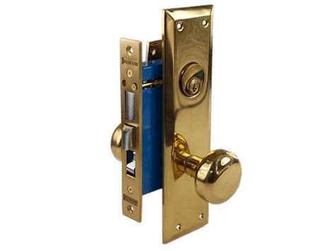 Maxtech Like Marks 91a 3 1033ar Polished Brass Right Hand Heavy Duty Mortise Entry Lockset