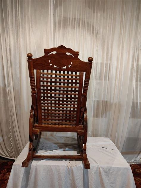 Sheesham Wood Rocking Chair Without Cushion At Rs 6500 In Saharanpur