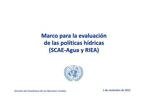 PDF Marco para la evaluación de las políticas hídricas SCAE