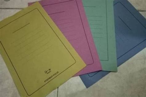 Map Kertas Merahkuningbiruhijau Siplah