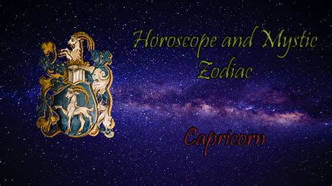 Capricorn Zodiac Sign Capricorn Horoscope Youtube